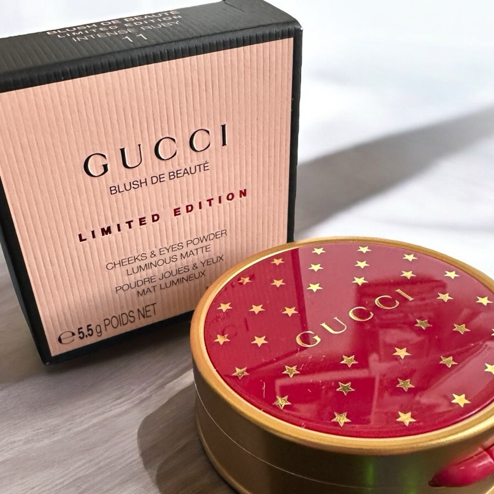 Gucci Limited Edition Blush Beauté 11 Intense Ruby 2024 Holiday